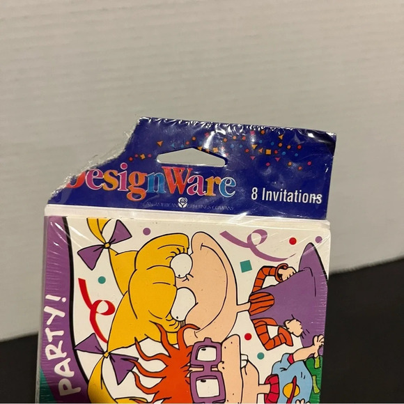 Vintage RUGRATS Nickelodeon Birthday Invitation (8) Birthday Party Cards - Picture 2 of 3